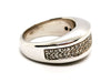 Ring 54 Bangle Ring White Gold Diamond 58 Facettes 1126576CN