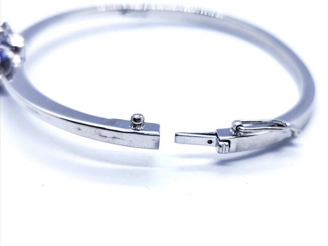 Bracelet Bracelet Or blanc Tanzanite 58 Facettes 997179CN