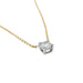 Collier Collier solitaire sur chaîne, 0.41ct, or jaune et blanc. 58 Facettes 30170