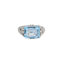 Bague Bague cocktail Diamants Aigue-marine 58 Facettes 779