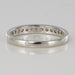 Bague 53 Demi alliance diamants platine 58 Facettes 18-387A-53