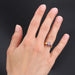 Ring 53 Fine stone and gold ring 58 Facettes 21-268-53A