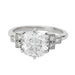 Ring 51 2,06 carat diamond solitaire ring in white gold. 58 Facettes 30651