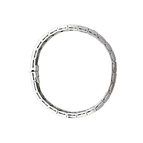 Bracelet Bracelet ligne diamants en platine. 58 Facettes 30600
