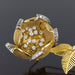 Broche Broche ancienne rose articulée et diamants 58 Facettes 00-136
