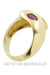 Ring 51 Ruby and diamond ring 58 Facettes 15521