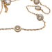 Necklace Necklace in pink gold, 11 cognac diamonds. 58 Facettes 29614