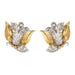 Boucles d'oreilles Boucles d'oreilles vintage fleurs diamants 58 Facettes 19-673