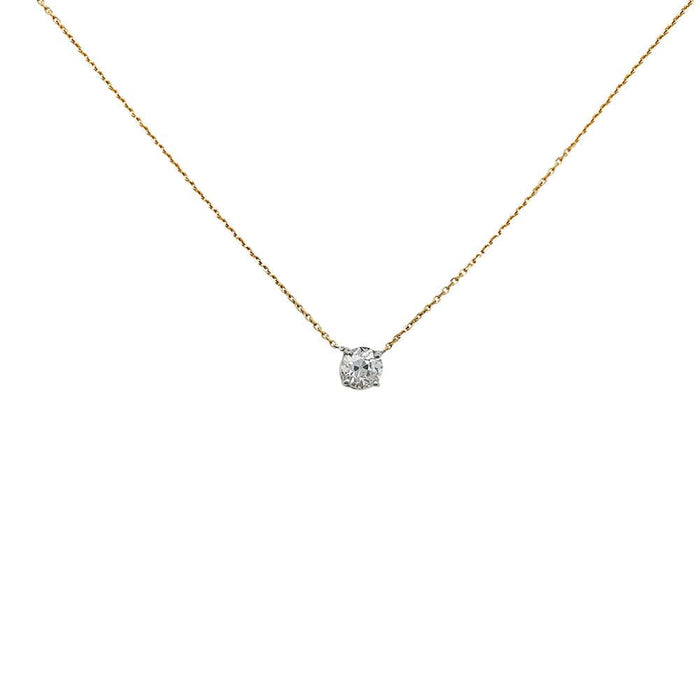 Collier Collier 2 ors, diamants 0,83 carat. 58 Facettes 30575