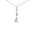 Collier Collier style Art Déco en or blanc platine et diamants. 58 Facettes 30602