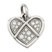 Poiray pendant pendant, "L'Attrape-coeur" collection, white gold, diamonds. 58 Facettes 30353