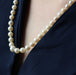 Necklace Pearly cream oriental drop pearl necklace 58 Facettes 19-540