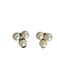 Boucles d'oreilles Boucles d'oreilles clips or gris et perles 58 Facettes 5219