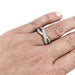 Ring 51 Poiray “Tresse” ring in white gold and diamonds. 58 Facettes 29941