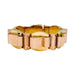 Bracelet Tank bracelet in yellow gold and rose gold. 58 Facettes 29818