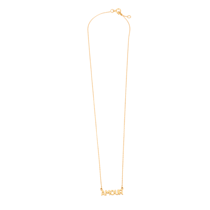 Collier Collier "AMOUR" Or jaune 58 Facettes