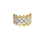 Bague 54 Bague Dentelle bicolore Diamants 58 Facettes