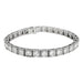 Bracelet Line bracelet in platinum and diamonds. 58 Facettes 30261