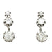 Earrings Leverback earrings in platinum and diamonds. 58 Facettes 30582