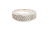 Bague 56 Bague Or blanc Diamant 58 Facettes 729105CN