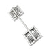 Art Deco jabot pin brooch in white gold and platinum, diamonds. 58 Facettes 30135