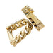 Cufflinks Hermès cufflinks, yellow gold curb link. 58 Facettes 30244