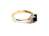 Ring 53 Ring Yellow gold Sapphire 58 Facettes 978903CN