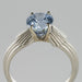Ring 52 Vintage sapphire platinum ring 58 Facettes 19-191-49