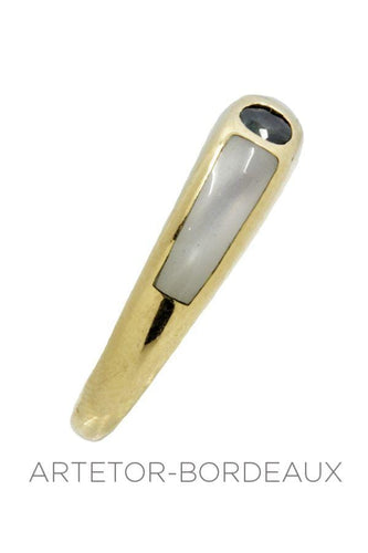 Bague 55 Bague nacre et spinelle 58 Facettes 27411