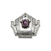 Broche Broche Cartier Art Déco en platine diamants et rubis étoilé. 58 Facettes 30488