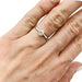Ring 51 Solitaire white gold, diamond 0.50 ct. 58 Facettes 30189