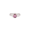 Bague 54 Bague Saphir rose Diamants 58 Facettes
