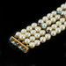 Bracelet Bracelet perles de culture lapis lazuli et turquoises 58 Facettes 18-085