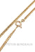 Curb chain necklace 58 Facettes 32051