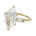 Ring 53 Cartier ring in yellow gold, 3,15 carat shuttle diamond. 58 Facettes 29270-1