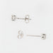 Boucles d'oreilles Puces d'oreilles en diamants et or blanc 58 Facettes 21-317A