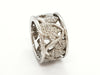 Ring 54 Van der Bauwede Ivy Ring White gold Diamond 58 Facettes 00044GD