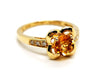 52 Mauboussin ring Desire love ring Yellow gold Citrine 58 Facettes 1161960CD