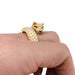 Ring 53 Cartier “Panthère de Cartier” ring in yellow gold, diamonds, emeralds and onyx. 58 Facettes 29384-1