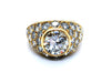 Ring 52 Solitaire Ring Yellow Gold Diamond 58 Facettes 990408CN