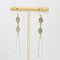 Boucles d'oreilles Boucles d'oreilles de création quartz poli et labradorites 58 Facettes 21-318