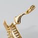 Earrings Gold leaf clip-on earrings 58 Facettes 19-234