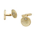 Cufflinks Cufflinks in yellow gold and diamonds. 58 Facettes 30028