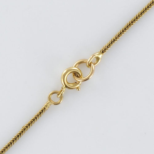 Collier Collier ancien médaillon et coulants émaillés et diamants 58 Facettes 18-357