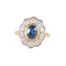 Bague 49 Bague Marguerite Saphir Diamants 58 Facettes 1