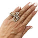 Ring 52 Van Cleef & Arpels ring, “Double Noeud”, white gold, pink gold, diamonds. 58 Facettes 30614
