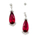 Earrings Rubellite and diamond drop earrings. 58 Facettes 30529