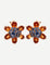 Boucles d'oreilles Van Cleef & Arpels - Boucles d'Oreilles Fleur Saphirs et Citrines 58 Facettes