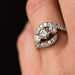 Ring 52 Trilogy diamond ring 58 Facettes G47-8202479-52-1