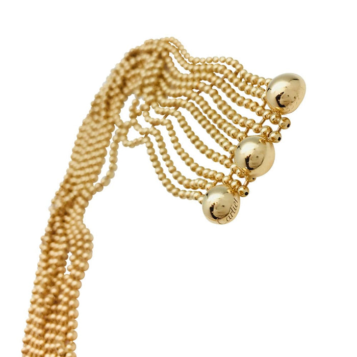Cartier necklace, "Draperie", in yellow gold.